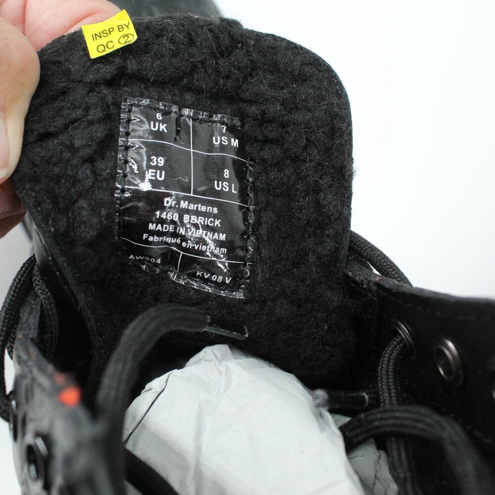 DOC DR. MARTENS X BEARBRICK MEDICOM TOY 1460 BOOTS SIZE 7UK PREOWED WITH BOX - Picture 9 of 11